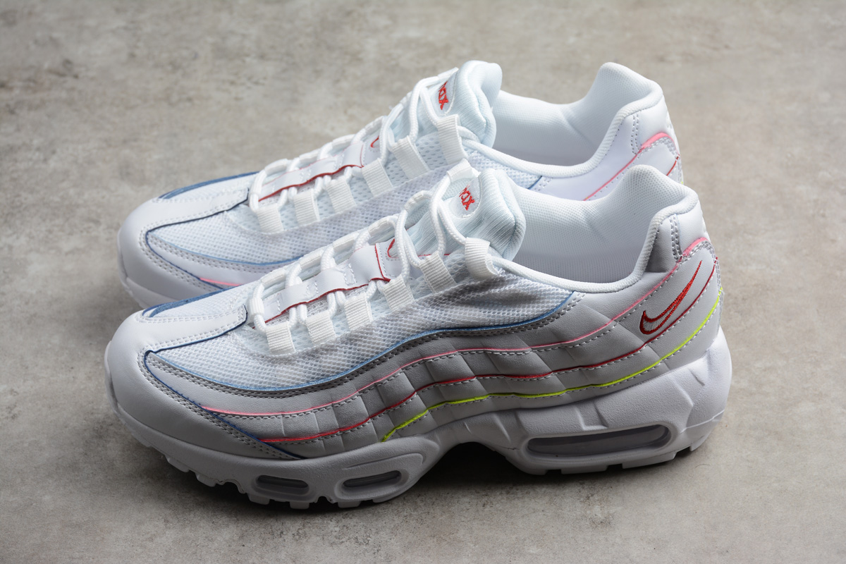 WMNS Nike Air Max 95 SE Triple White AQ4138-100 - Cheap Nike Sneakers